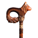 Stylish Walking Cane Animal Head Fox Head Walking Stick