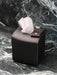 Modern Black Desk Organizer Set – Rose Gold & Vegan Leather