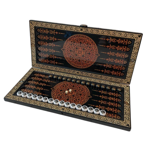 Unique luxury backgammon set