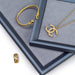 Elegant medium premium leather jewelry tray