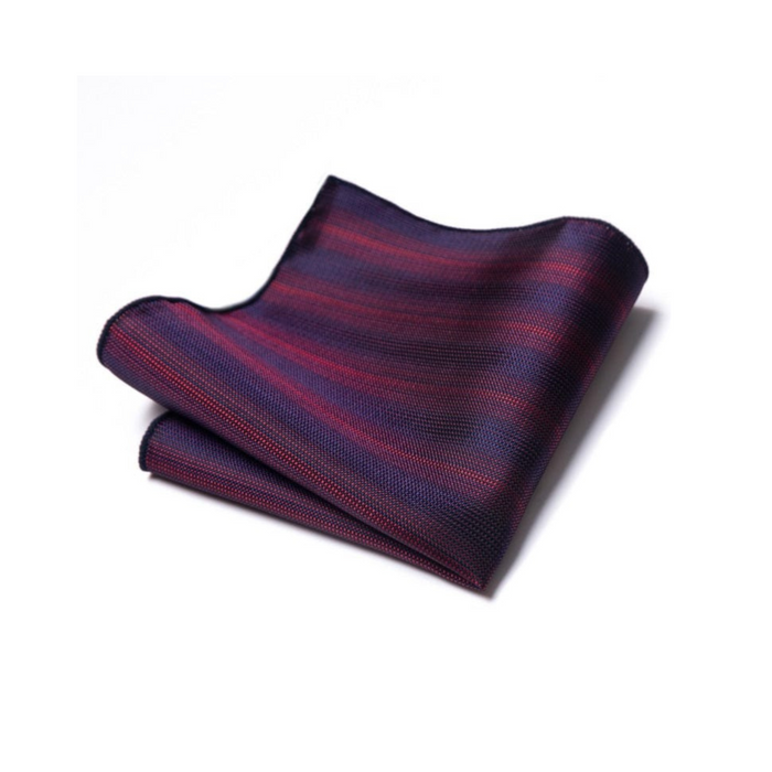 Handmade Silk Pocket Square for Men, Manual Rolled Luxury