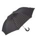 punk rock black striped folding umbrella with studs