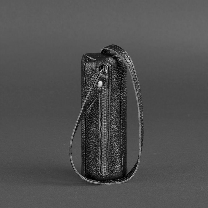 Handcrafted Leather Tube Key Case – Stylish Practical Key Organizer