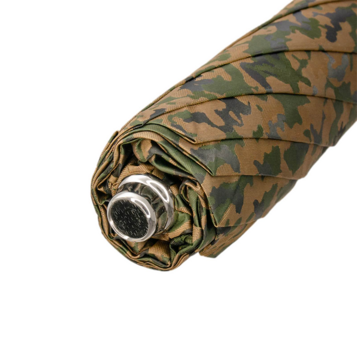 Luxury Black Lion Handle Camouflage Folding Umbrella