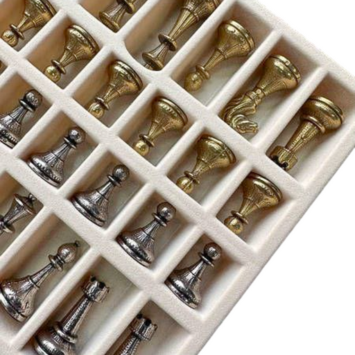 Luxury Handcrafted Metal Chess Pieces