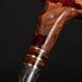 Modern Handle Red Walking Cane - Art Object, Handmade