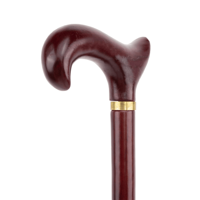 Malacca Derby Walking Stick For Women, Ergonomic Grip