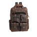 Retro Brown Leather Backpack