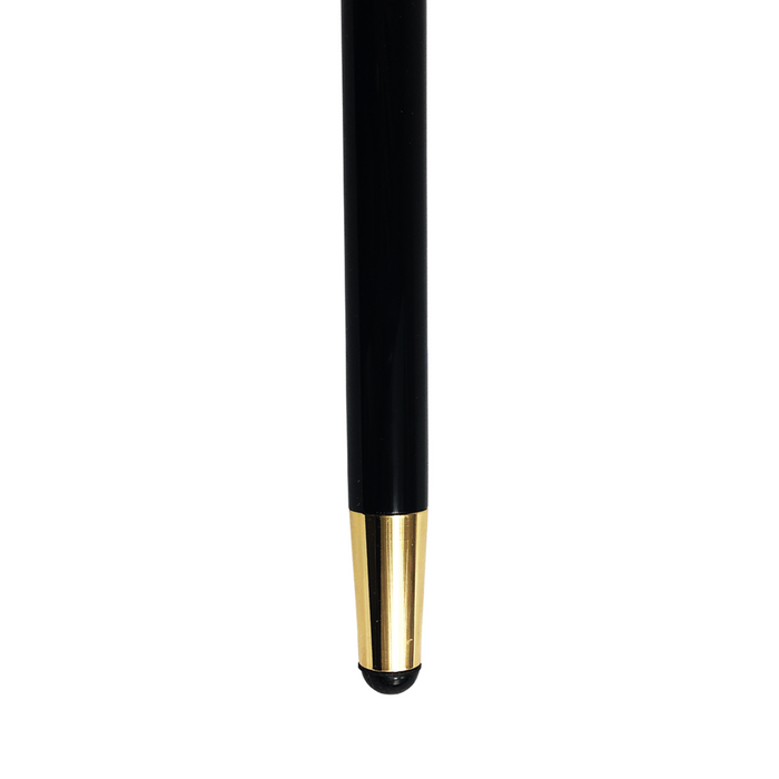 24K Gold-Plated Italian Walking Cane with Crystals – Handmade Luxury