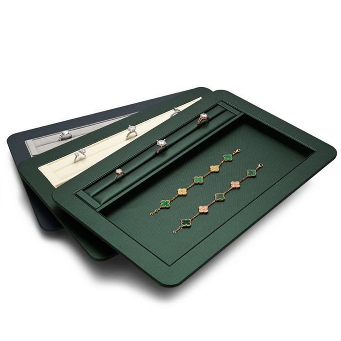 Green Jewelry Storage Display Tray