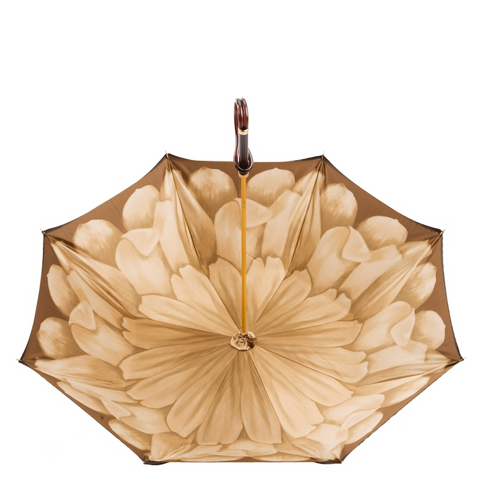 Colorful Rain Umbrella with Hook Handle - Vintage Floral  Umbrella