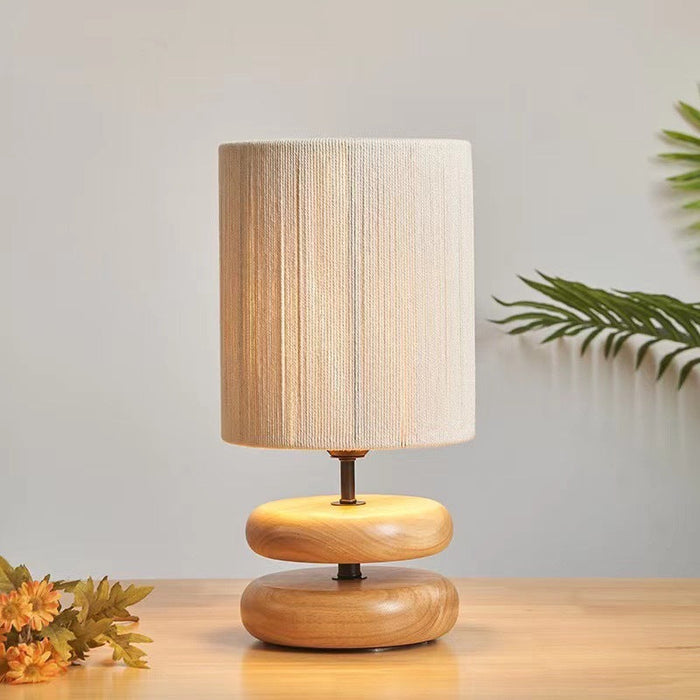 Contemporary Lighting Piece Wood Wave Desk Lamp
