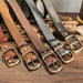 Affordable leather belts for women