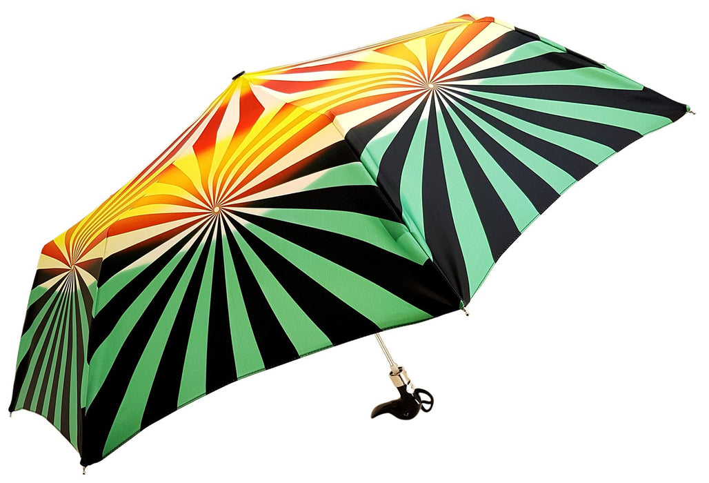 Exclusive Geometric Design Women's Folding Umbrella