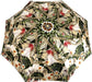 Elegant flower and chain print travel umbrella