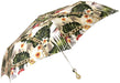 Women's folding umbrella with flower and chain design