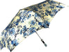 Lovely Folding Umbrella with Blue Poppies Design