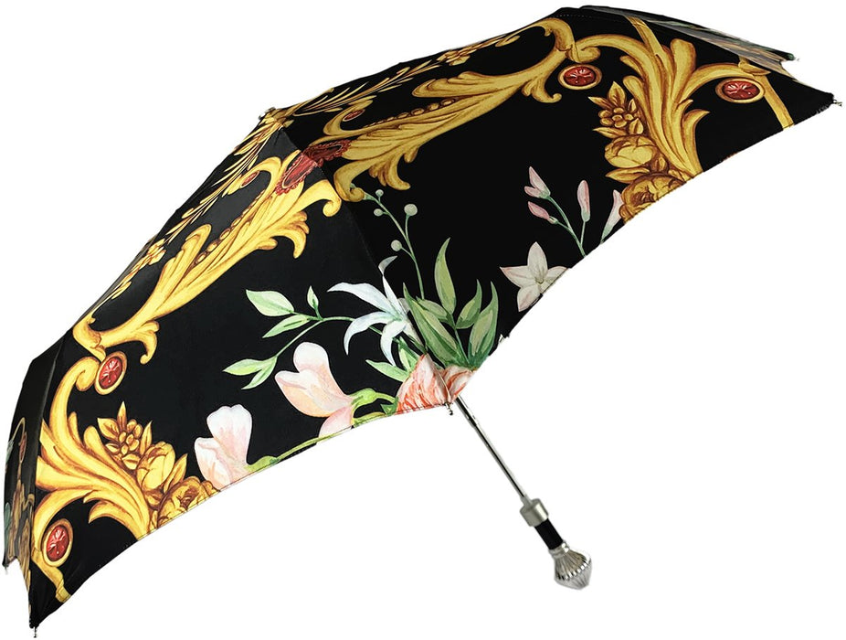 Artisanal folding umbrella for stylish protection