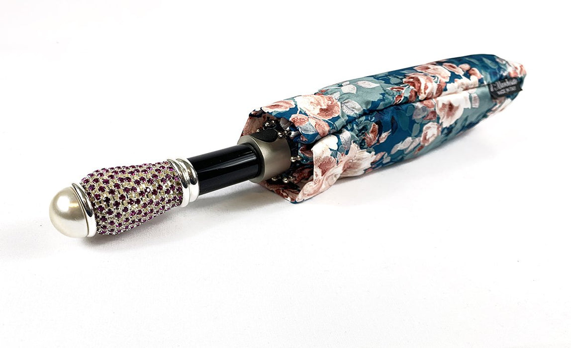 Lightweight umbrella adorned with delightful flowers