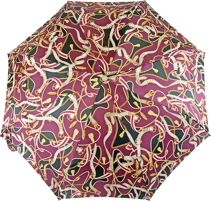 Women's umbrellas with elegant crimson detailing