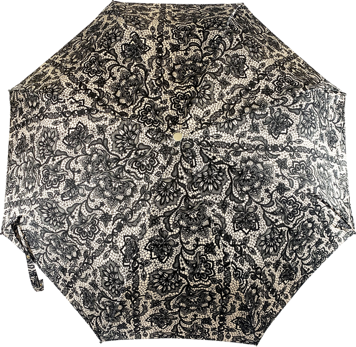 Fashionable umbrellas with lace motif prints
