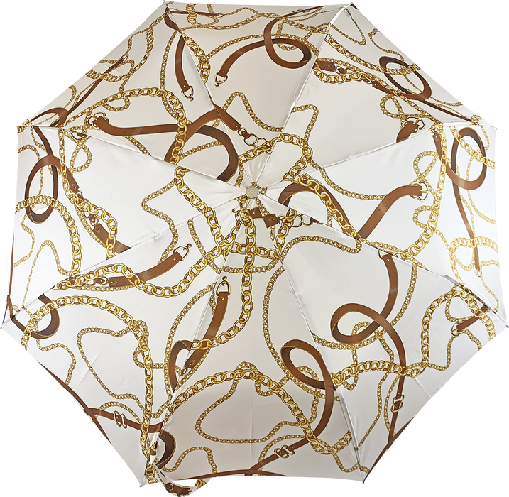 Elegant umbrella with exclusive crystal handle design