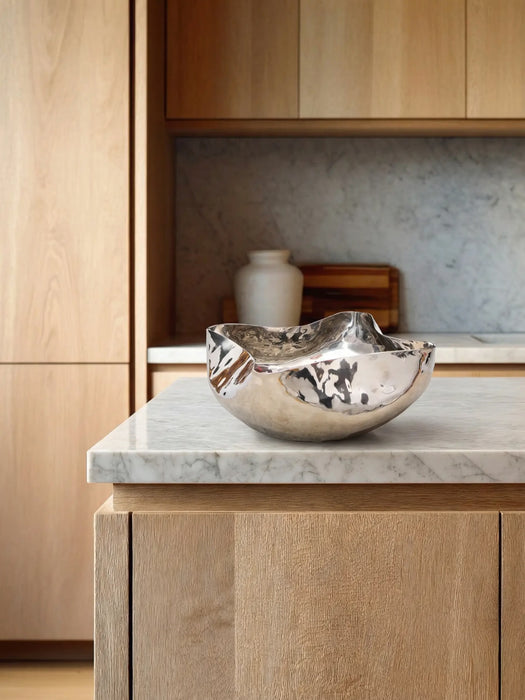 premium hammered metal bowl