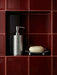 Polished Steel Bathroom Accessory Set – Jacquard Design
