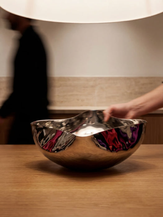 designer stainless steel decorative bowl