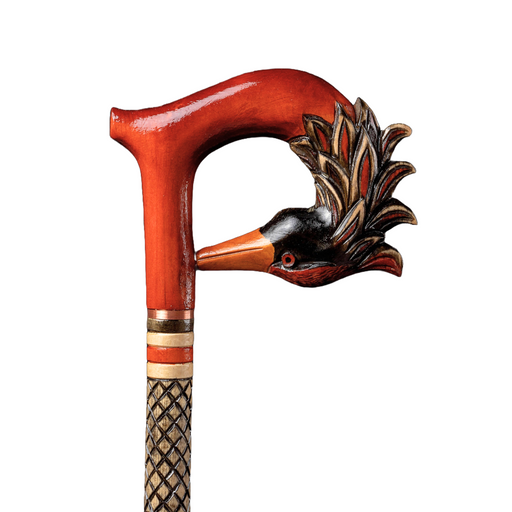 Phoenix Bird Walking Cane, Hand Crafted Walking Cane Animal - Artynov | Unique Handmade Accessories