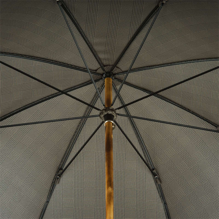 where to buy unique solid chestnut striped umbrella with knob end 