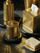 Gold Brass Bathroom Accessory Set – 7-Piece Luxury Design