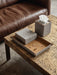 Luxury Gray Vegan Leather Desk Organizer Set – 7-Piece