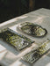 Modern Recto Tray – Polished Stainless Steel, Hammered Texture