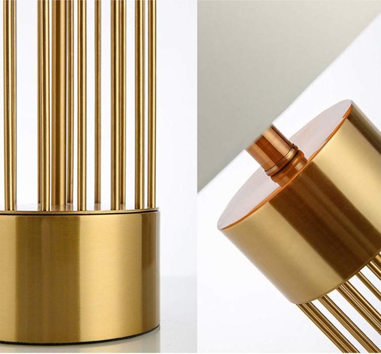 Golden Sophisticated Lamp with a Bold Design