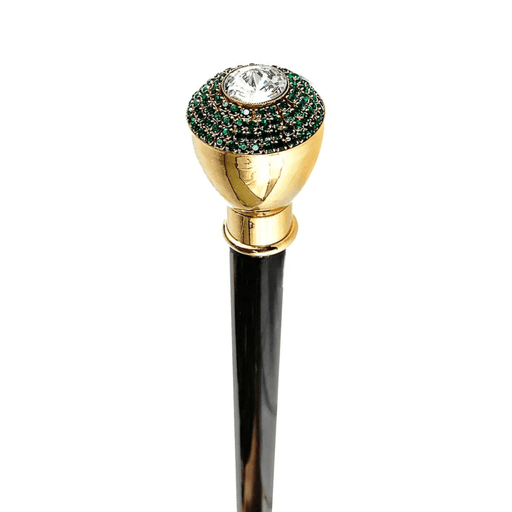 Luxury Walking Stick with Swarovski Crystal Encrusted Knob