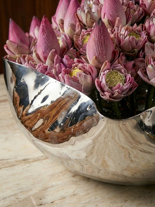 elegant stainless steel centerpiece bowl