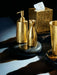 Gold Brass Bathroom Accessory Set – 7-Piece Luxury Design