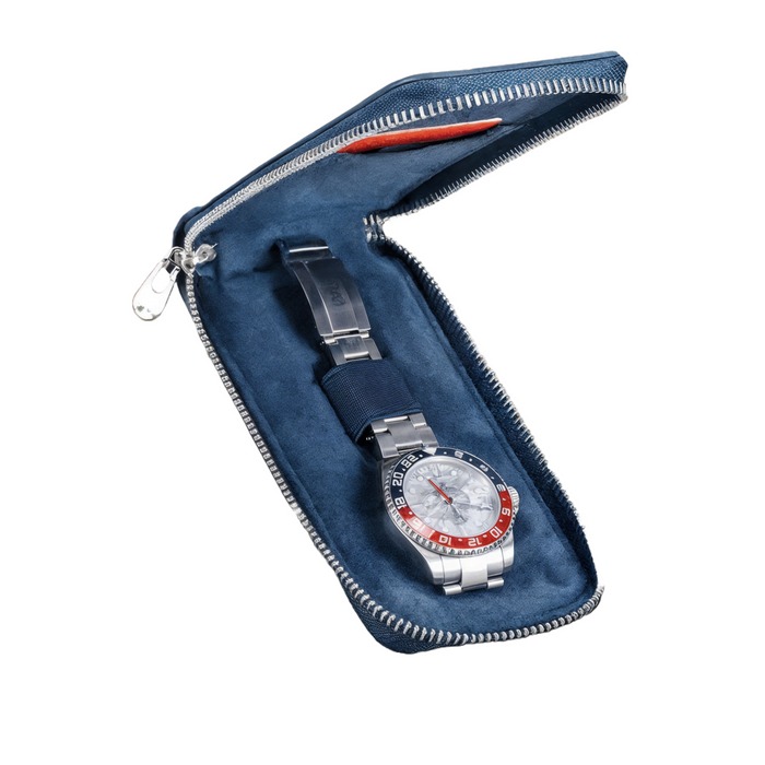 Minimalist Design Leather Watch Bag – Gift Case for Him or Her