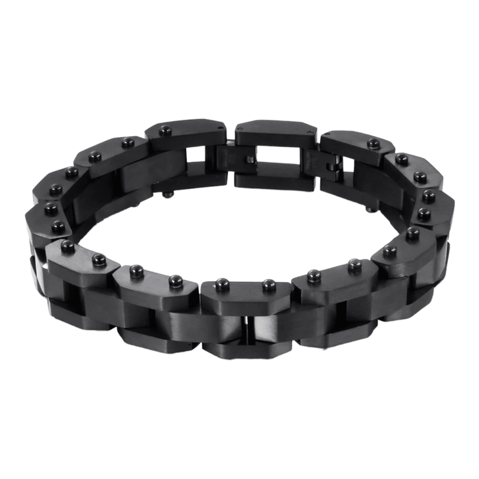 Hardcore Bracelet – Metal Link Design with Clasp and Screws