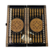 Sophisticated acrylic stone backgammon set