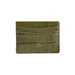 Luxury Leather Card Holder in Crocodile Leather