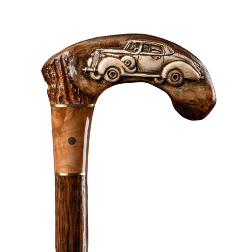 Retro car walking cane