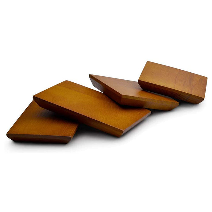 Stylish rectangle wood jewelry tray in dark gray for showcase