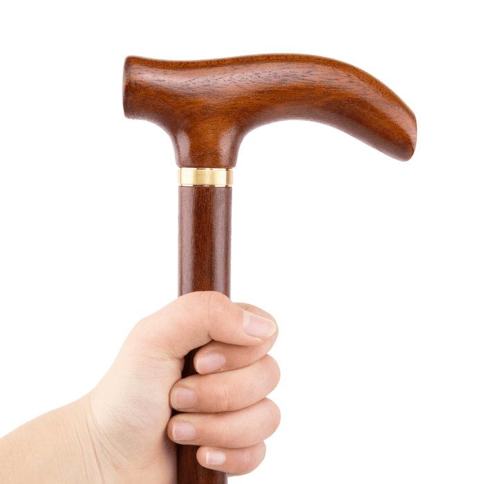Fashionable Ash Derby Handle Walking Stick, Timeless Classic