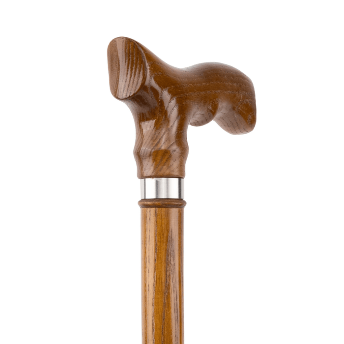 Classic Anatomic Derby Walking Cane, Hand Carved Design