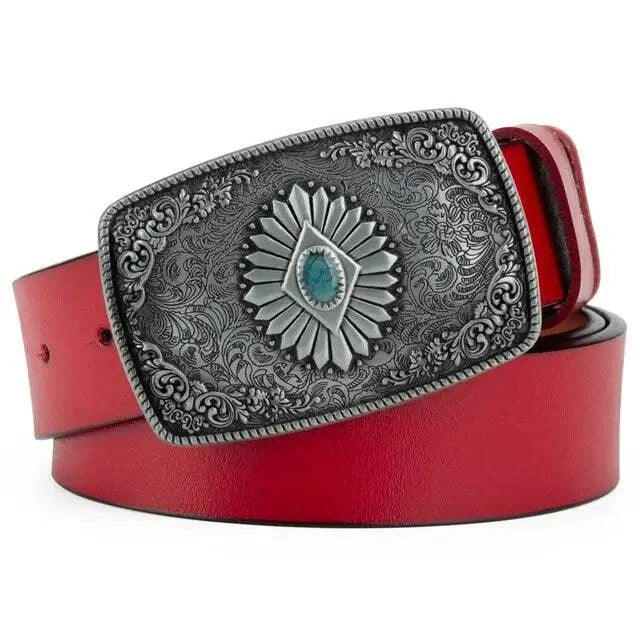 Red Cowboy Belt