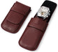 Exclusive leather watch protector pouch