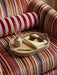 Saddle Leather Oval Amenity Tray with Stainless Steel Handles