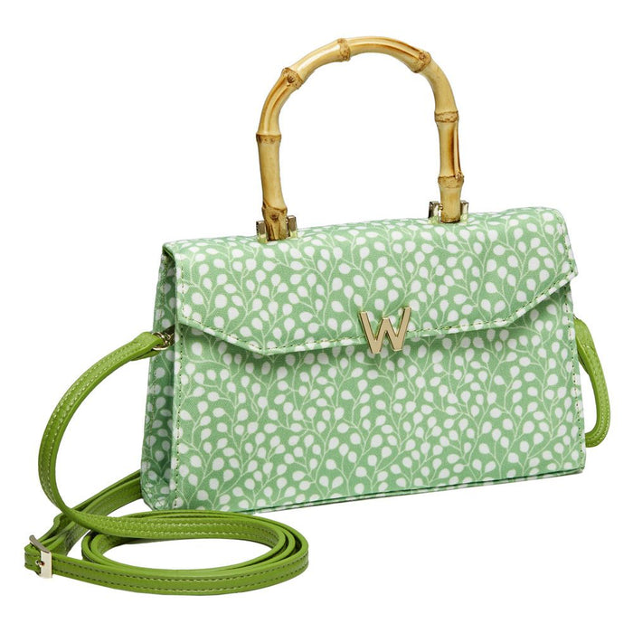 Wolf Evie Large Bag Green Leaves